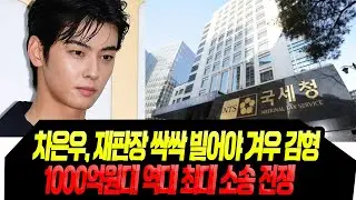 차은우 재판장에 빌어도,,,역대 최고 형량/ 1000억대 소송 전쟁