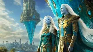 Celestial Harmony - Tall White Aliens #6 - AI Animation Music Video