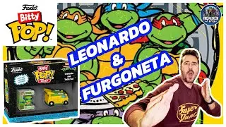 BITTY POP RIDES LEONARDO FURGONETA TURTLES VAN UNBOXING Y REVIEW!!