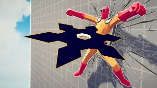 GIANT SHURIKEN - PINNING EVERY UNIT TO THE WALL | TABS - Totally Accurate Battle Simulator
