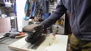 Standaard voor bandschuurmachine (belt sander)