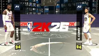 NBA 2K26 - LeBron James Vs Steph Curry I NBA BLACKTOP I FULL Gameplay (PS5)
