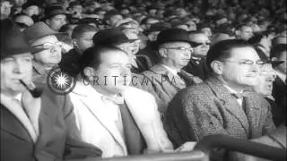 Baseball world series match between Milwaukee Braves and New York Yankees in Milw...HD Stock Footage