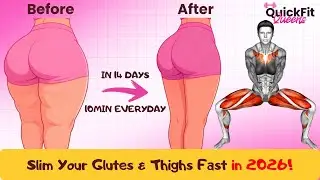 SHRED Lower Body FAT Fast to Tone THIGHS and GLUTES in 2026!