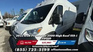 2023 RAM Promaster 2500 High Roof 159-i
