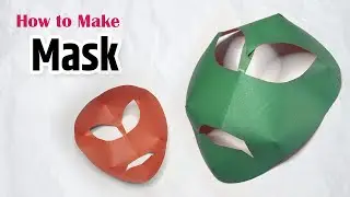 How to make an Alien Mask | Paper ka Mukut Kaise Banate Hain #ravan #papercraft #origami
