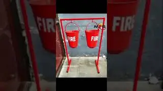 Fire Bucket Stand - Monster fire and safety erode