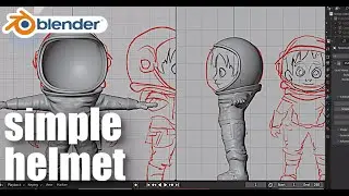 Space Helmet - Blender Character Tutorial (Part 12)