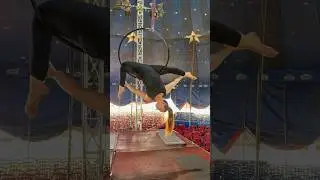 Aerialhoop/ lira training #aerialhoop #lira #fyp #flexibility #split #backbend