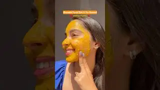 Remove facial hair and tan naturally at home🤫#skincare #wax #hairremoval #beautytips#trendingshorts