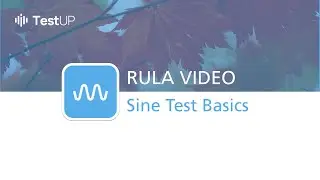 TestUp: Sine Test Tutorial