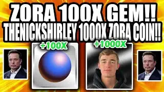 ZORA CREATOR COIN NICK SHIRLEY PUMPS 630%!! 1000X ZORA GEM!!