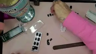 Putting on nails, and getting my first impression of kiss Products imPRESS no glue mani gel nail