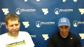 William Penn Athletics Colton Johnson Interview 4-7-17