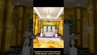 Anniversary Stage Decoration in Udaipur | Event Management & Decor Services #udaipurevents  #wedding