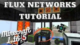 Flux Networks Tutorial - Minecraft 1.16.5