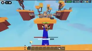 Roblox Bedwars Push to every hundred wins pt1(700)