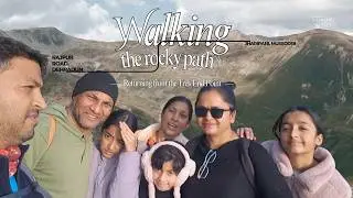Walking the Rocky Path 🥾⛰️ | Hill Trekking End Point Reached | Cinematic Hindi Vlog 🎬