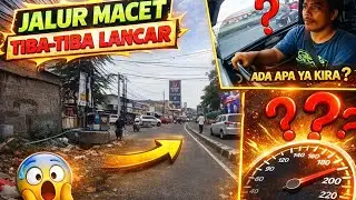 Jalur ini iasanya macet, tapi sekarang sepi dan lancar #drivervlog #dashcamvlog 