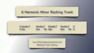 G Harmonic Minor Backing Track