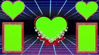 Green screen video frame