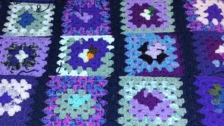 Happy New Year... Finishing up blanket part 1