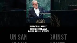 UN Moves to Revive Sanctions on Iran#UNSanctions #IranNuclearDeal #GlobalPolitics #news