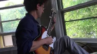 Dr. Greg Liszt laying down TeleBanjo on 