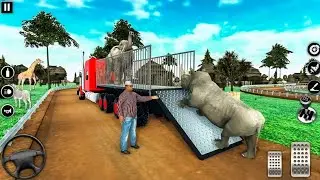 Wild Animal Transport Truck Simulator - Cargo Truck Zoo Transporter Driving - Android Gameplay