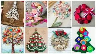 ✨ Креативные и простые идеи для поделок из пуговиц своими руками 🌸 Украшения, венки и предметы до...