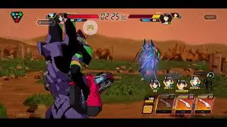Evangelion battlefields gameplay 1