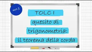 TOLC I: Triangolo equilatero inscritto in una circonferenza: teorema della corda