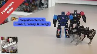 Transformers Siege Cassettes - Rumble, Ravage, & Frenzy Review - AnimatedCHUG #transformers
