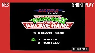 Teenage Mutant Ninja Turtles II: The Arcade Game - NES - No Commentary