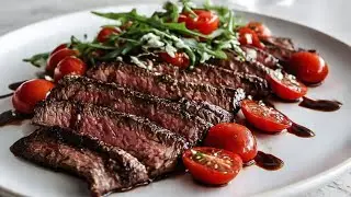 Balsamic Caprese Grilled Flank Steak
