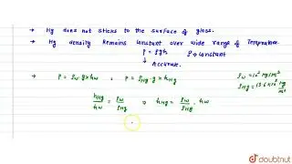 Why mercury is used in barometer instead of water ?