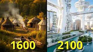 Evolution of Chicago | From 1600 to 2100 | ASMR AI Animation