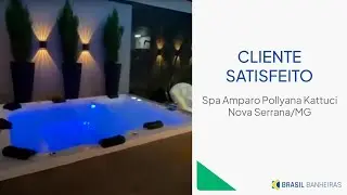 Spa 7 Pessoas da Cliente Pollyana Kattuci - Nova Serrana/MG | Brasil Banheiras | Amparo