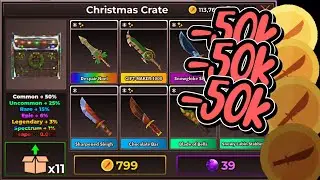 CHRISTMAS CRATE OPENING || 🔪SURVIVE THE KILLER !