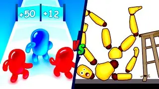 Blob Clash 3D vs Kick & Break 🟠🤜🥋💥 Walkthrough Max Levels Gameplay (Android iOS) GG4SD6U