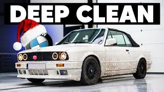 Deep Cleaning a BMW E30 - Xmas Lights Removal & Detailing