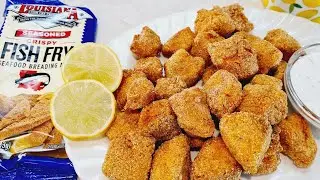 Fried Salmon Bites