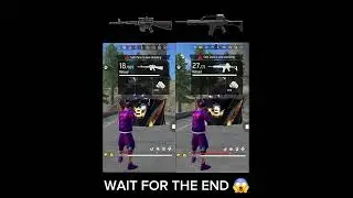 Kingfisher vs G36 Gun Ability test 🔥 #garenafreefire #abilitytest #freefireshorts #shortvideo