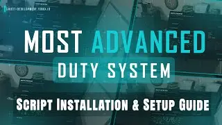 QBCore / QBOX / ESX | FiveM | Most Advanced Duty System | Installation and Setup Guide