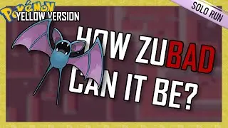 How fast can Zubat beat the game? | Pok&eacute;mon Yellow Solo Run