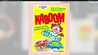 Cereal Kaboom and Cap'n Crunch Berries Cartoon Character Inspirations