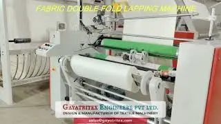 Fabric Double Fold Lapping Machine