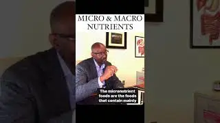DID YOU KNOW THIS? 🤔 Micro and Macronutrient foods.