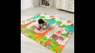 Baby Folding Mat Play Foam Crawl Waterproof Portable Kids Baby