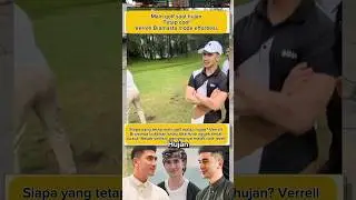 Verrell Bramasta Main Golf Saat Hujan, Tetap Ganteng Parah